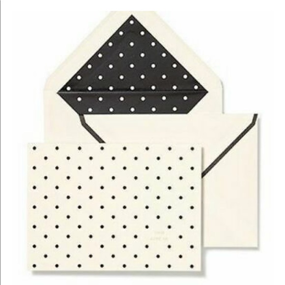 π Kate Spade β οΈ This Just In Deco Dots Note Cards - Picture 3 of 5
